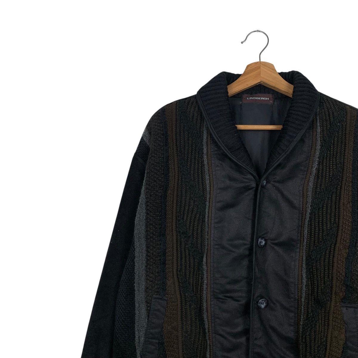Japanese Brand LINDBERGH Hybrid Button Casual Jacket #2113-C92 Size US L / EU 52-54 / 3 - 6 Thumbnail