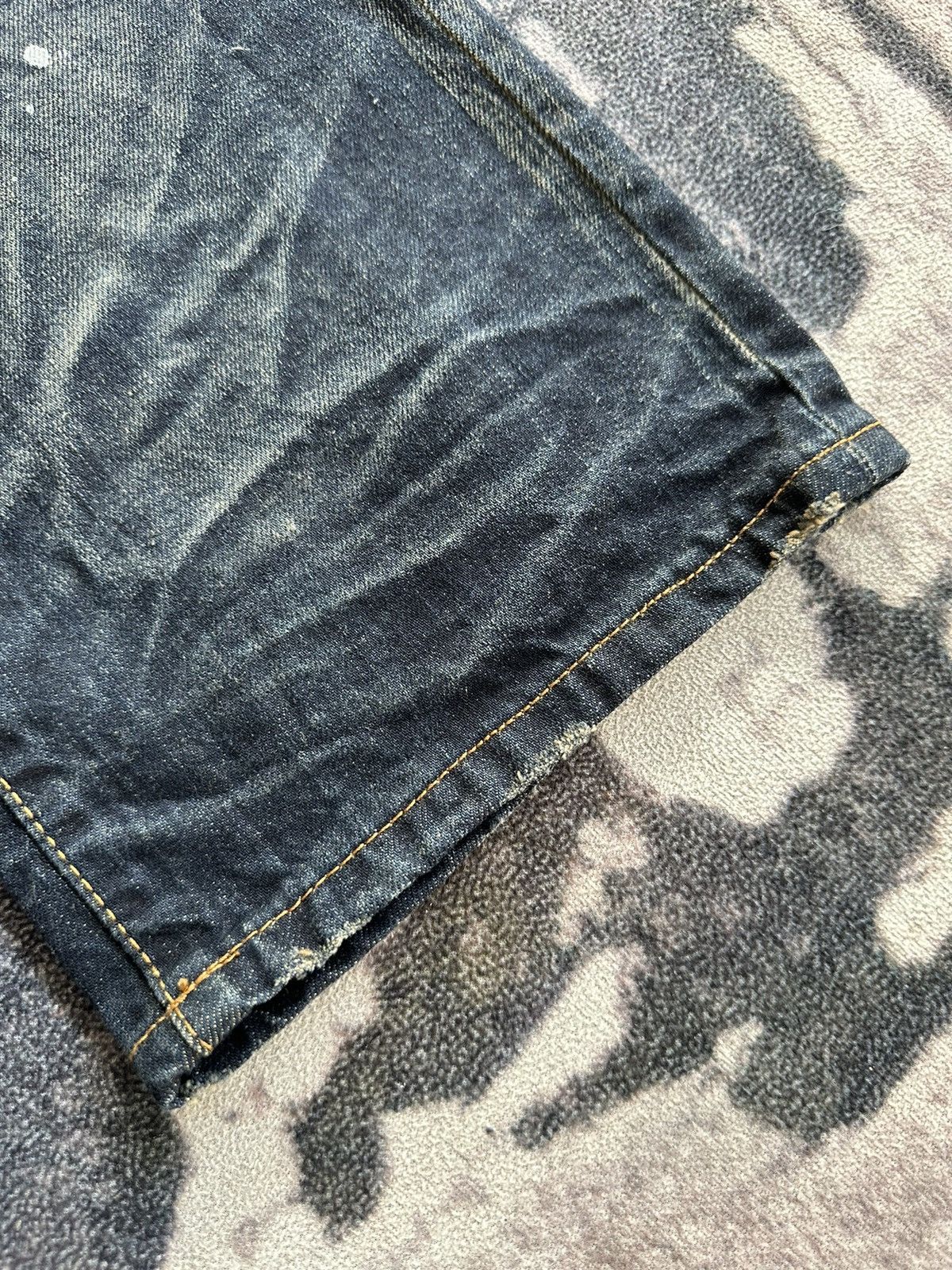 JACKROSE 00's Jackrose j-rock tribe couture boro denim jeans Size US 31 - 6 Thumbnail