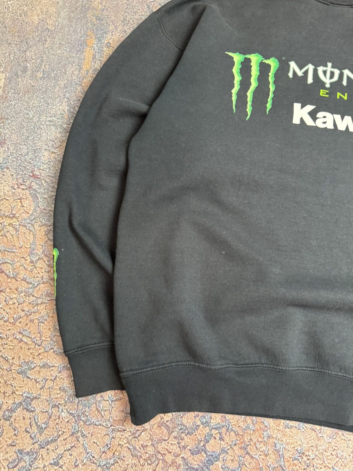 Japanese Brand Vintage⚡️ Monster Energy Kawasaki Racing Hoodie Size US L / EU 52-54 / 3 - 11 Thumbnail