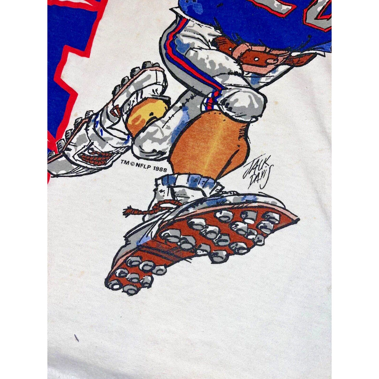 Other New York Giants Jack Davis Caribe NFL Cartoon T Shirt Large Size US L / EU 52-54 / 3 - 4 Thumbnail