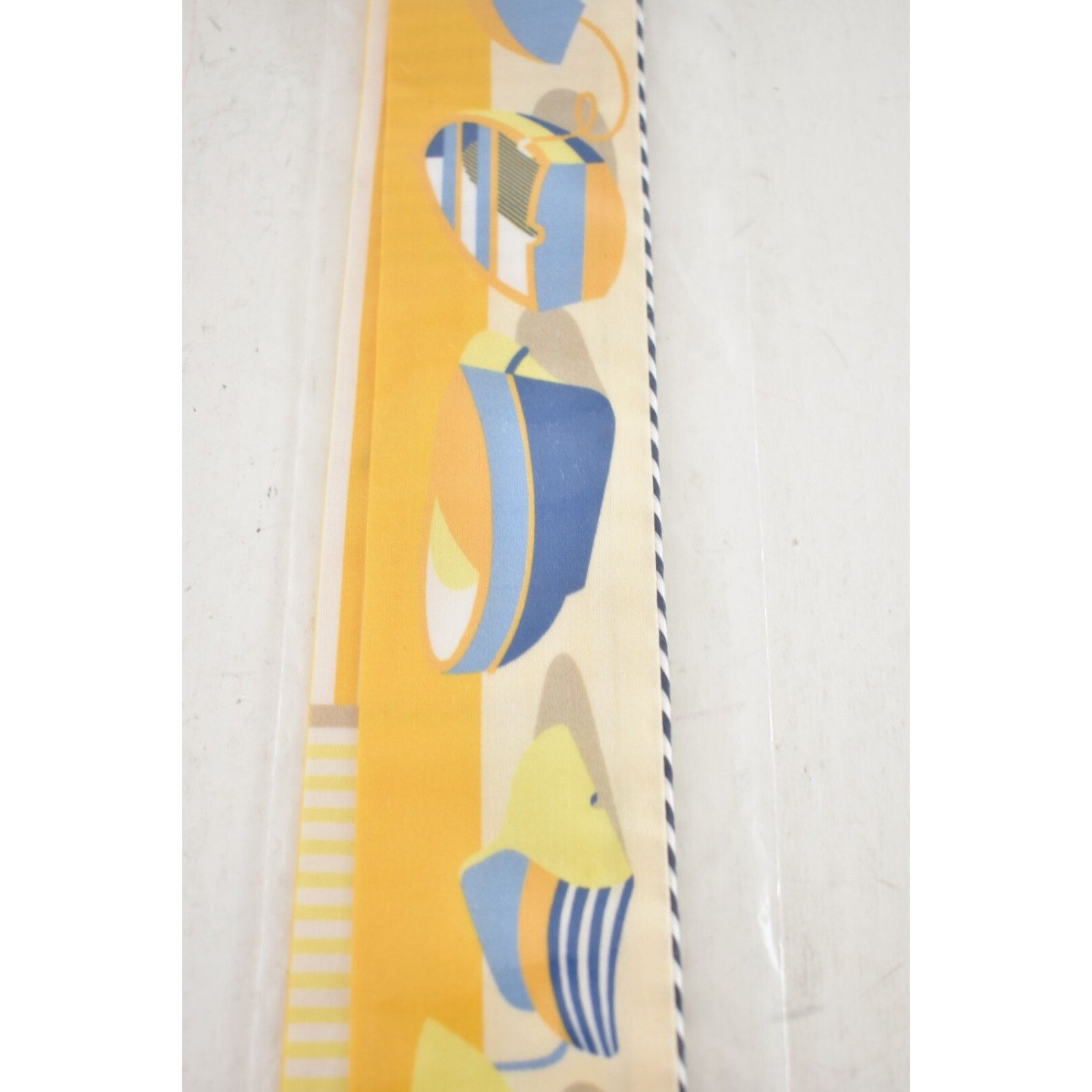 Hermes Hermes Scarf Twilly Thalassa 100% Cotton Bouton D'or Bag Tie Size ONE SIZE - 9 Thumbnail