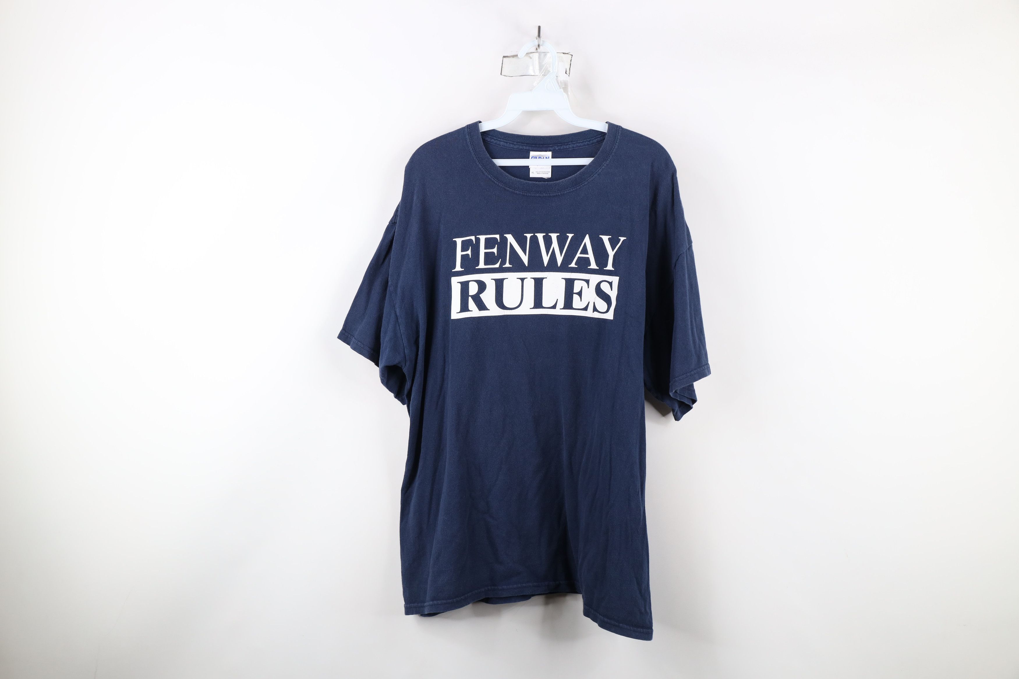 Vintage Vintage 90s Y2K Fenway Boston Red Sox Baseball T-Shirt Blue Size US XL / EU 56 / 4 - 1 Thumbnail