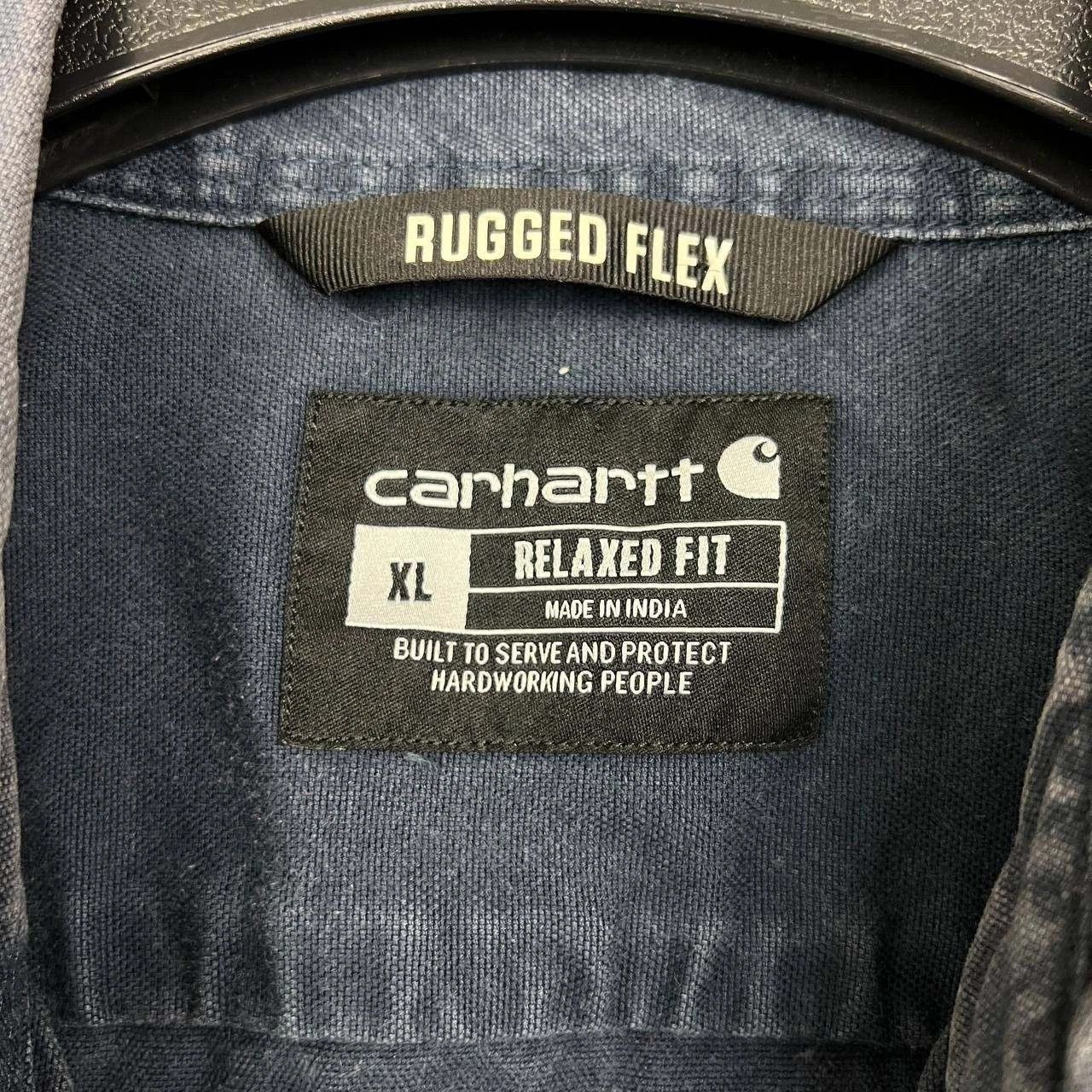 Carhartt Carhartt Button Down Shirt Men Denim Collared XL Size US XL / EU 56 / 4 - 2 Thumbnail