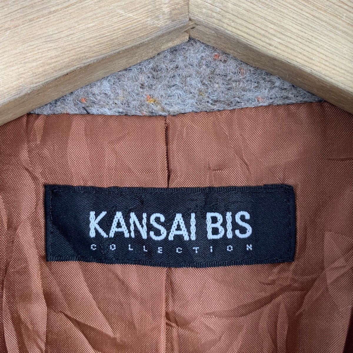 Japanese Brand × Kansai Yamamoto Kansai Bis KANSAI YAMAMOTO Japanese Brand Wool Coat Jacket Size US L / EU 52-54 / 3 - 7 Thumbnail