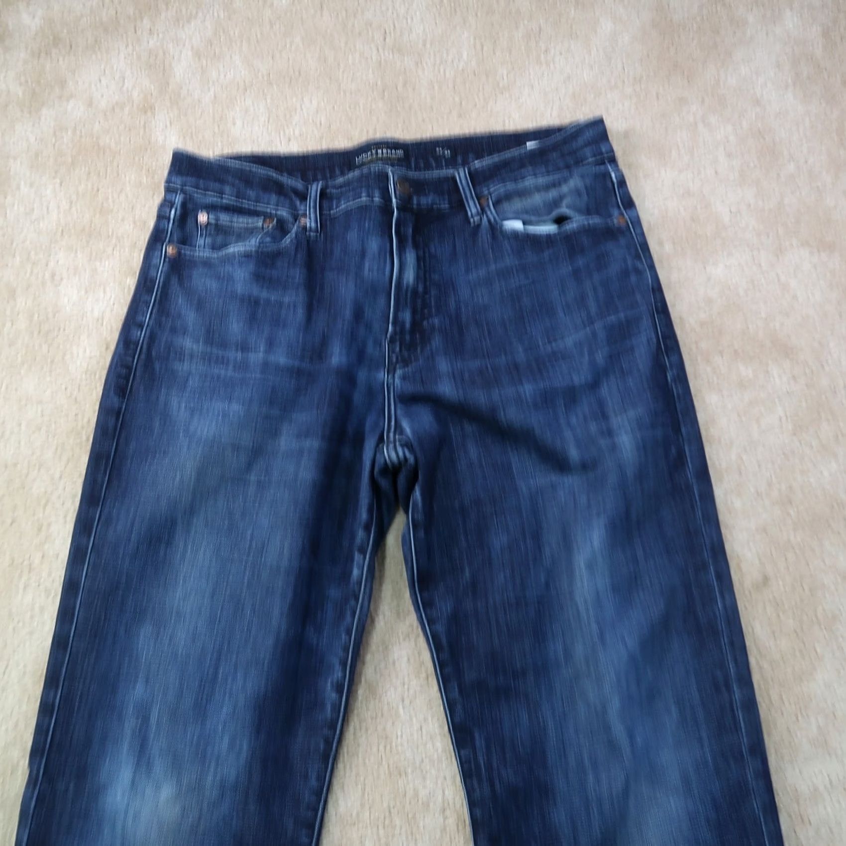 Lucky Brand Lucky Brand 363 Jeans Men 34x34 Denim Blue Straight 5-Pocket Zip Classic Inseam 34 Vintage: No? Size US 34 / EU 50 - 2 Thumbnail
