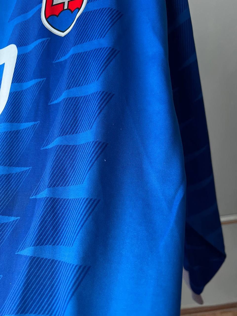 Nike 1996 SLOVAKIA #10 HOME MATCH WORN/ISSUED SOCCER JERSEY SHIRT Size US XL / EU 56 / 4 - 9 Thumbnail