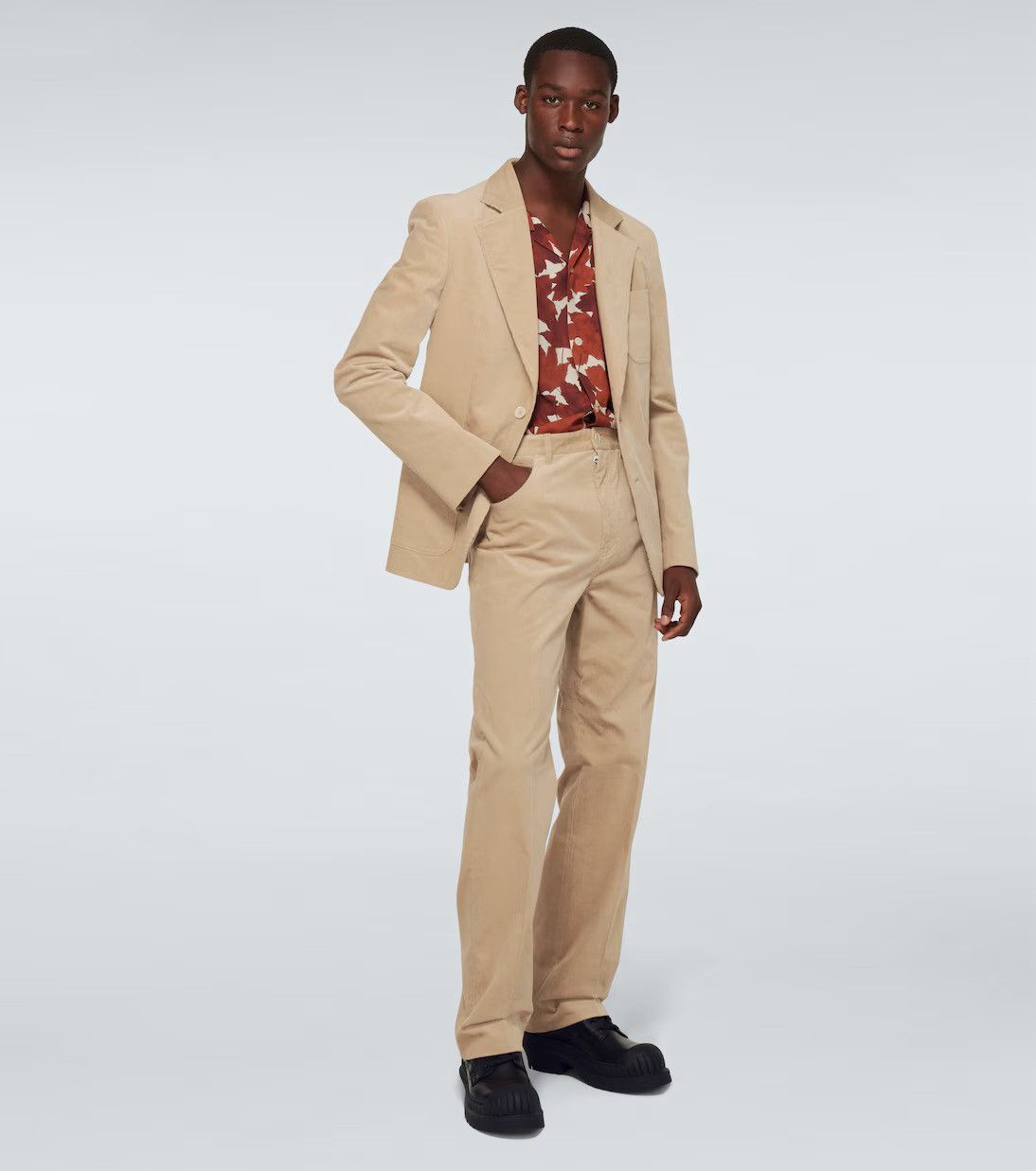 Acne Studios Acne Studios Corduroy Trousers (Beige Size 32) Size US 32 / EU 48 - 7 Thumbnail