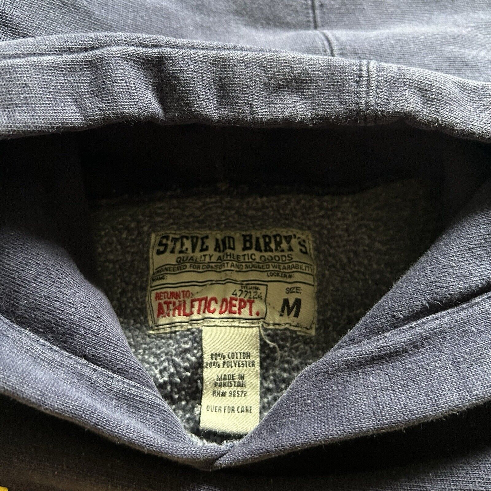 NCAA × Steve And Barrys × Vintage Vintage 2000s Michigan Wolverines NCAA College Hoodie Medium Size US M / EU 48-50 / 2 - 3 Thumbnail