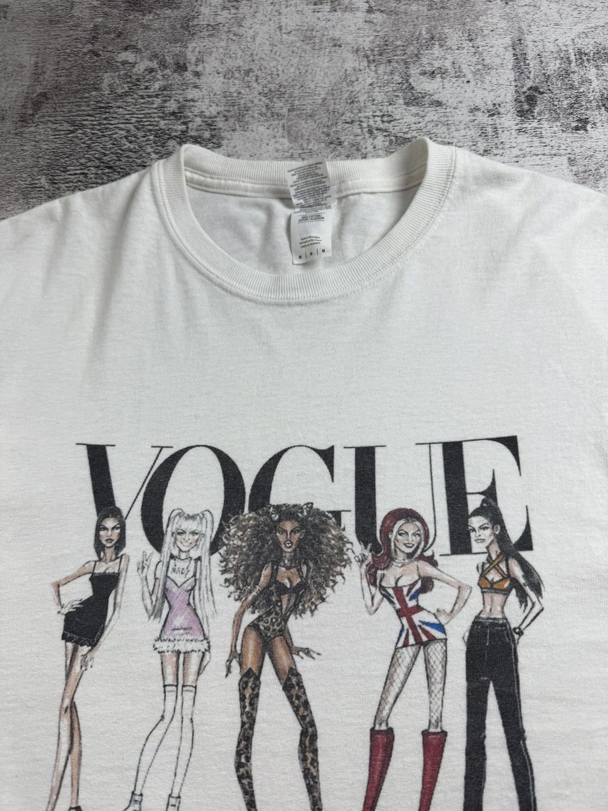 Vogue Vogue Spice Girls Ladies Gildan Medium Hip Hop Rap Cotton Jersey T Shirt Tee Size US M / EU 48-50 / 2 - 8 Thumbnail