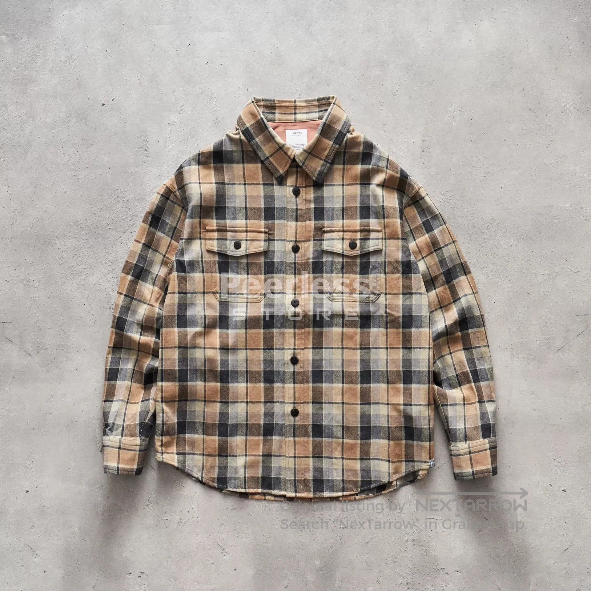 Visvim VISVIM Lumber Check Wool-Linen Shirt. Size US M / EU 48-50 / 2 - 1 Thumbnail