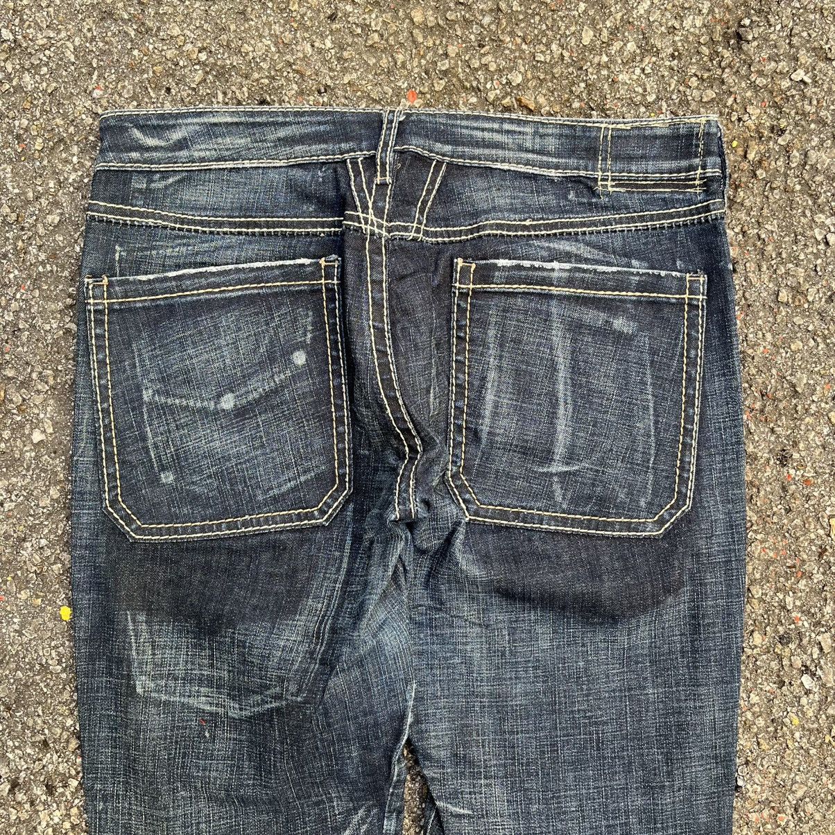 Marithe + Francois Girbaud Vintage Y2K Jeans MFG Girbaud Denim Punk Grunge Size US 32 / EU 48 - 13 Thumbnail