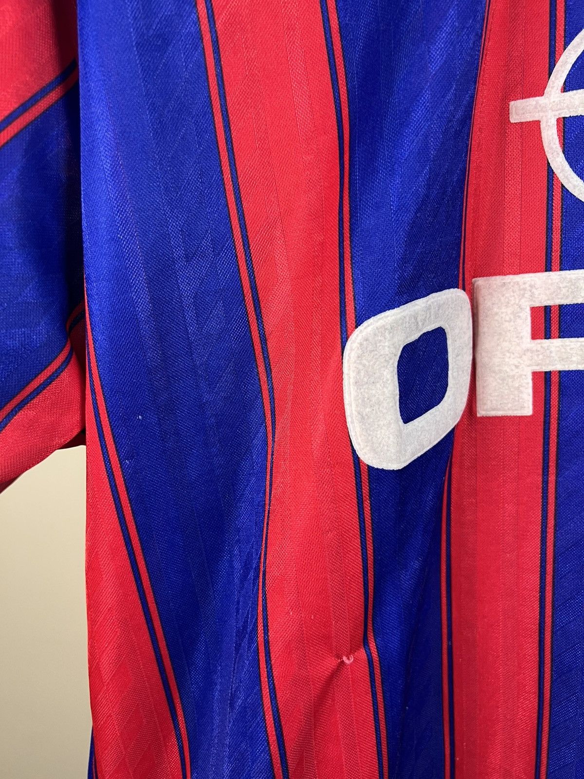 Adidas Bayern Munich 1995 Soccer #18 Klinsmann Adidas Jersey Sz L Size US L / EU 52-54 / 3 - 8 Thumbnail