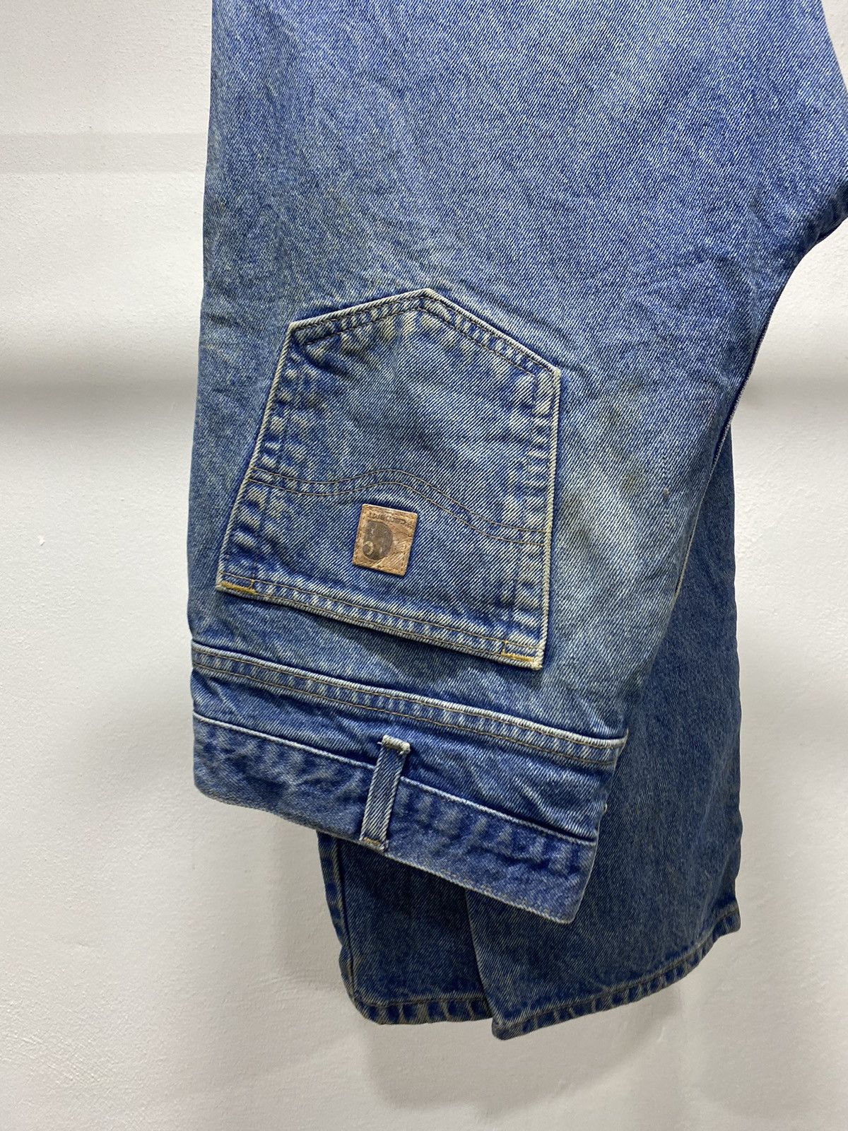 Carhartt × Vintage Vintage Carhartt Paint Splatter Denim 90s Size US 35 - 8 Thumbnail
