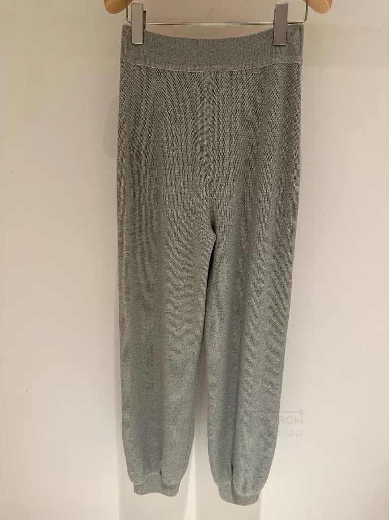 Loro Piana Loro Piana Ladies Cashmere Knit Pant with Elastic Waist Size 26" / US 2 / IT 38 - 2 Thumbnail