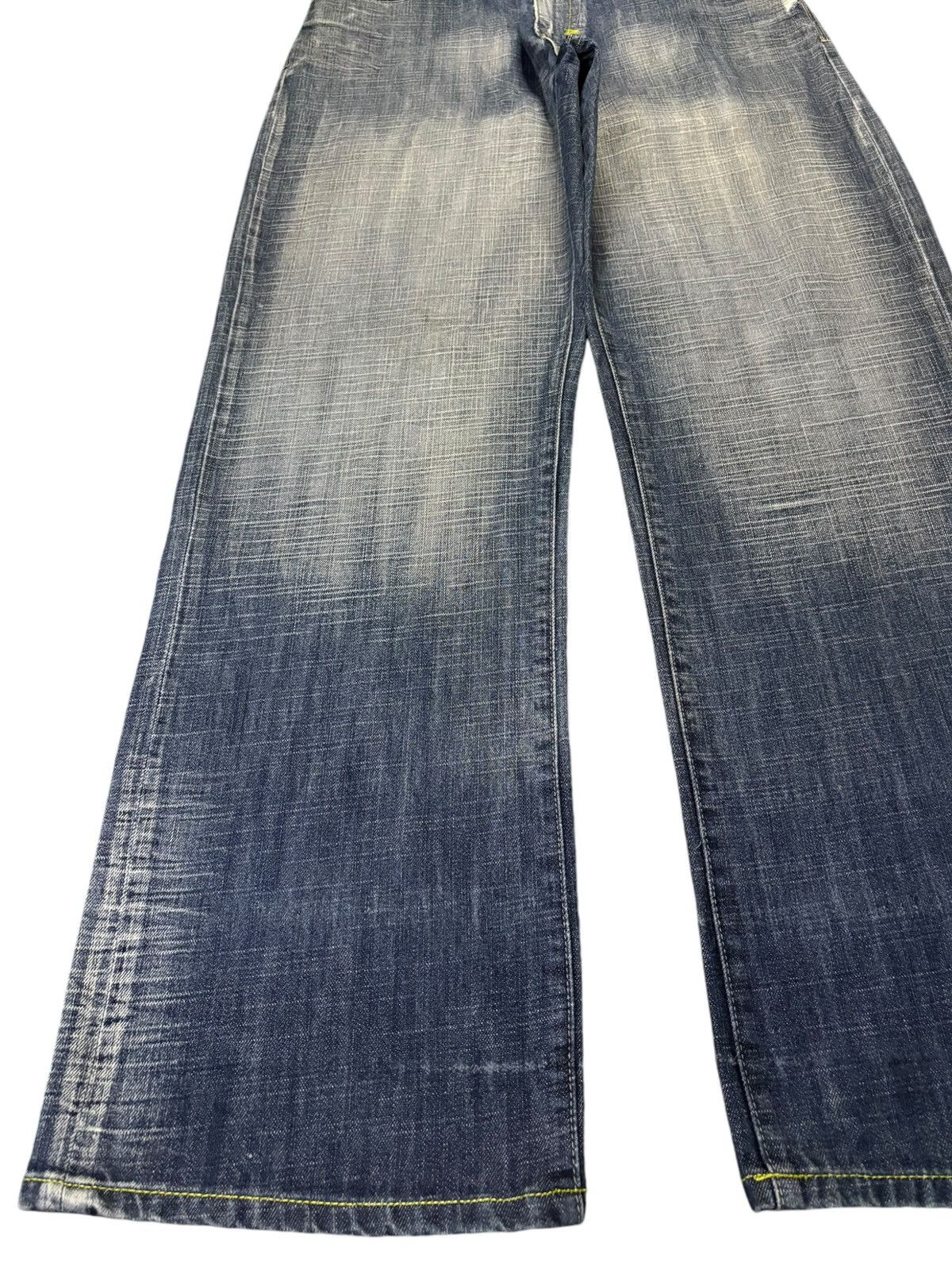 Akademiks × Japanese Brand Vintage Akademiks Diamond Embroidered Wide Leg Baggy Jeans Size US 34 / EU 50 - 6 Thumbnail