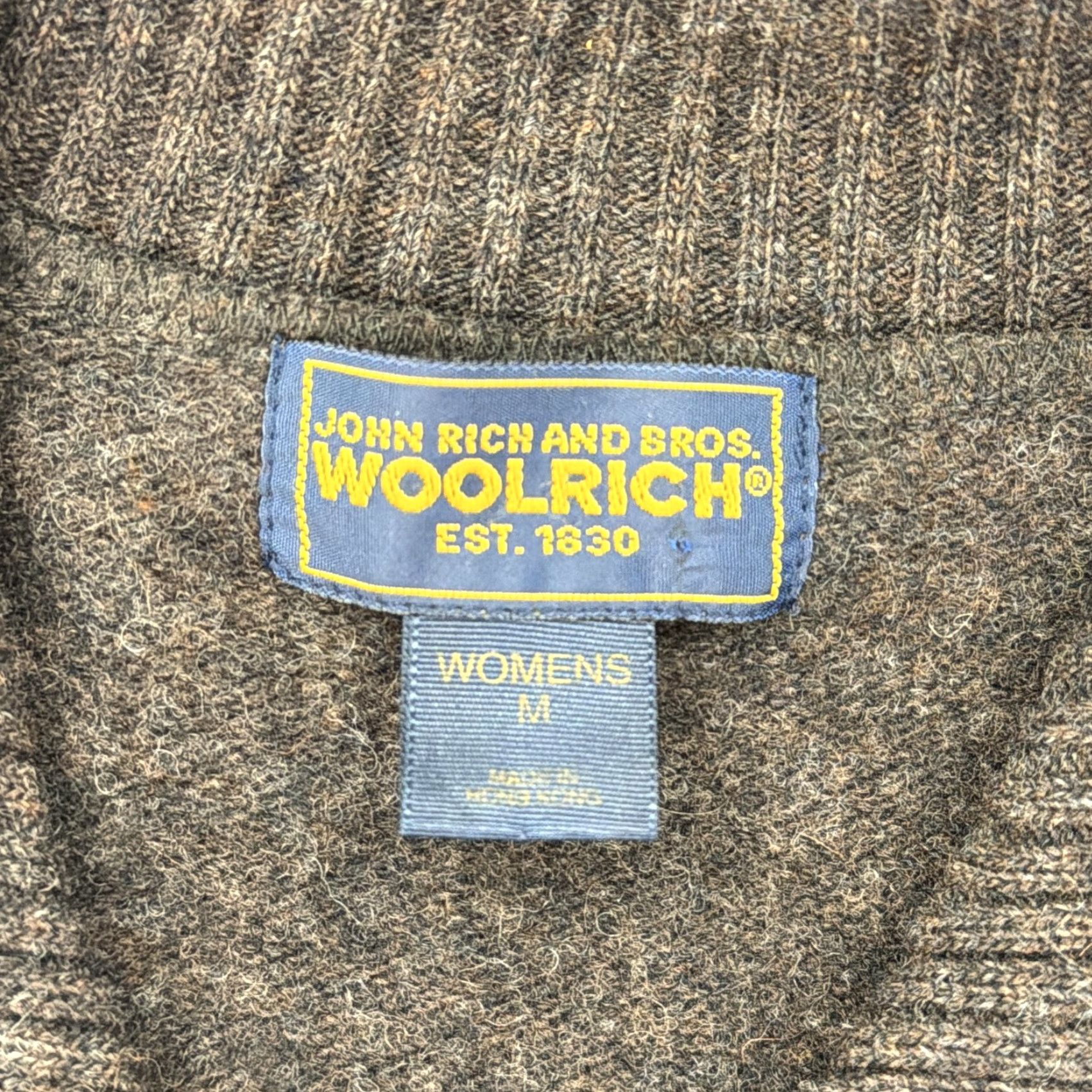 Vintage VINTAGE Woolrich Vest Womens M Brown Lambswool Full Zip Embroidered 90s Size M / US 6-8 / IT 42-44 - 5 Thumbnail