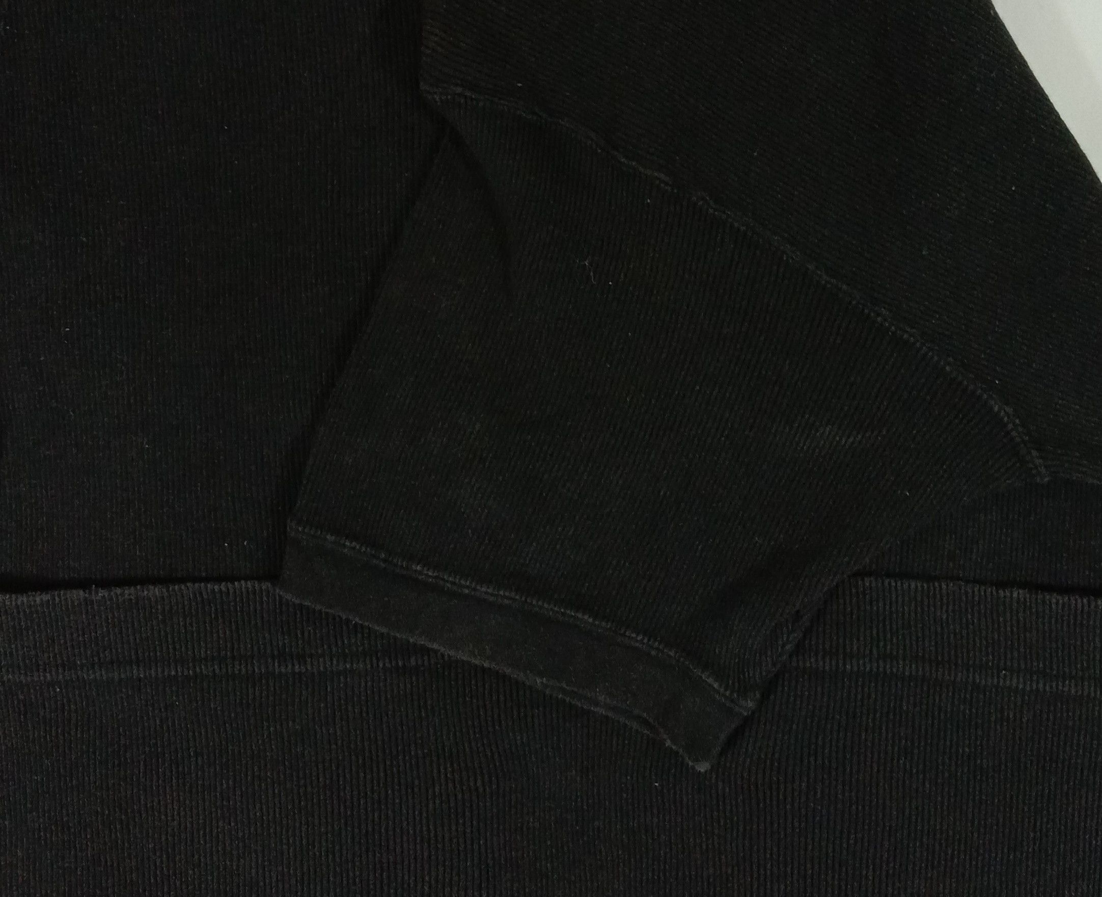 Perry Ellis Vintage Perry Ellis Ribbed Black Tee Size US M / EU 48-50 / 2 - 3 Thumbnail