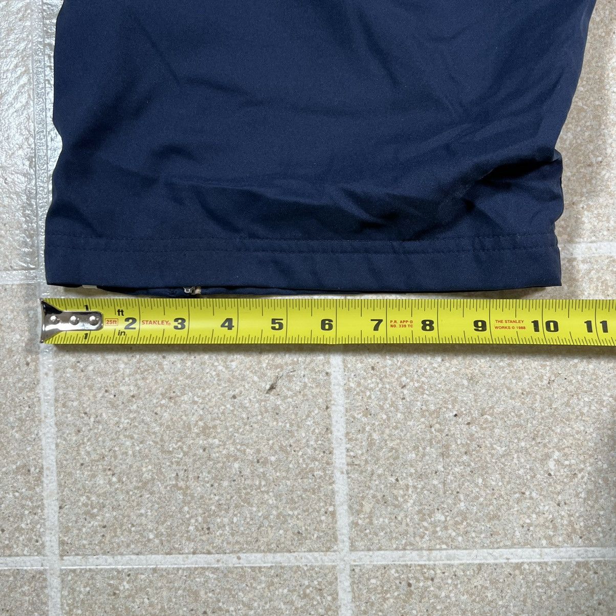 Nike Vintage Y2K Nike Mens 2XL Navy Windbreaker Track Pants Baggy Size US 31 - 8 Thumbnail
