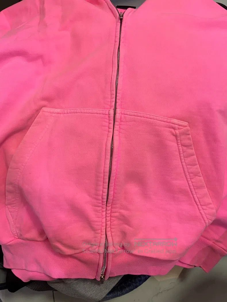 Balenciaga Balenciaga Pink Hooded Zipper Jacket Size US S / EU 44-46 / 1 - 4 Thumbnail