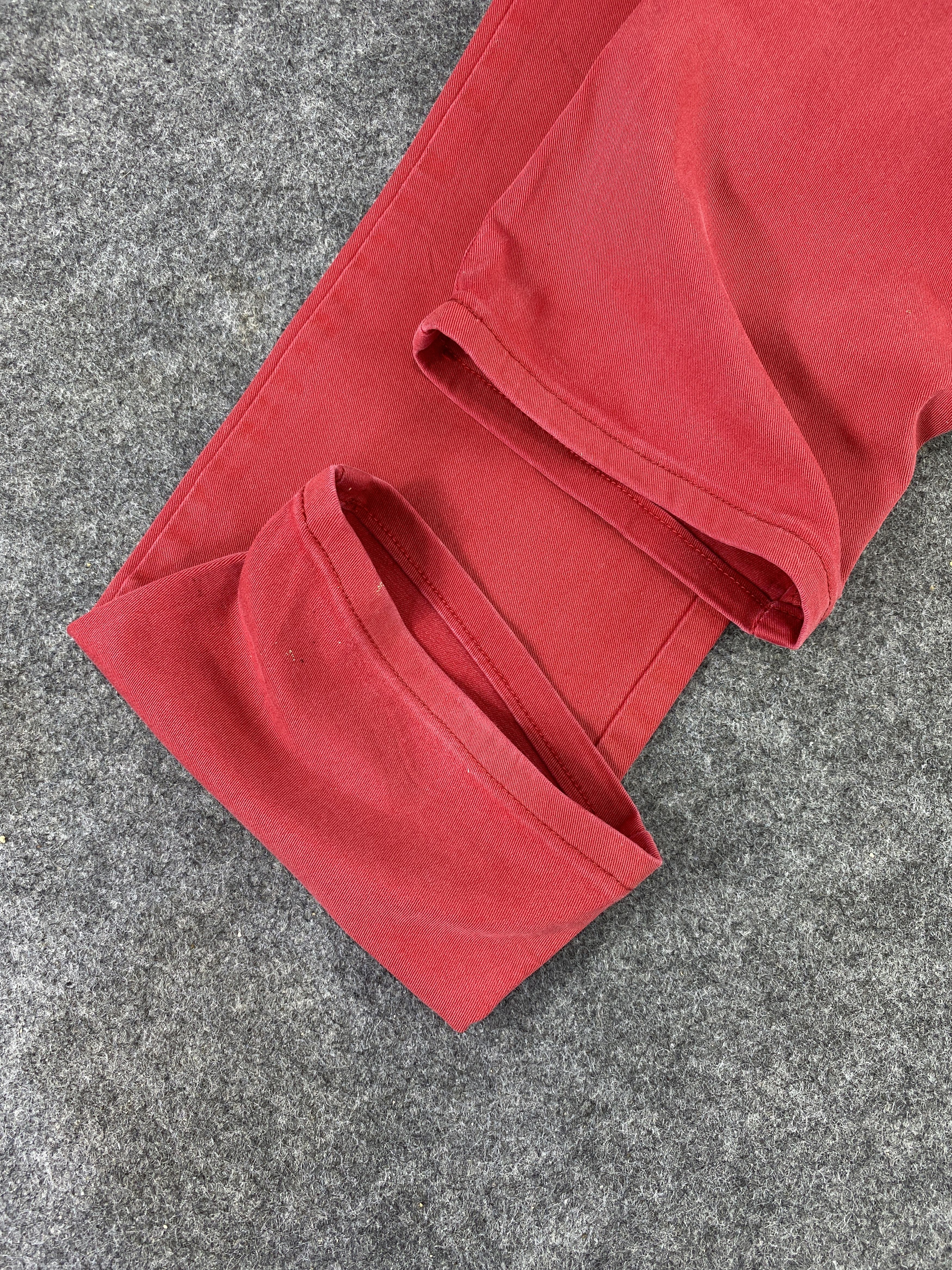 Japanese Brand Bobson Fit Red Jeans - J1043 Size 24" / US 00 / IT 34 - 12 Thumbnail