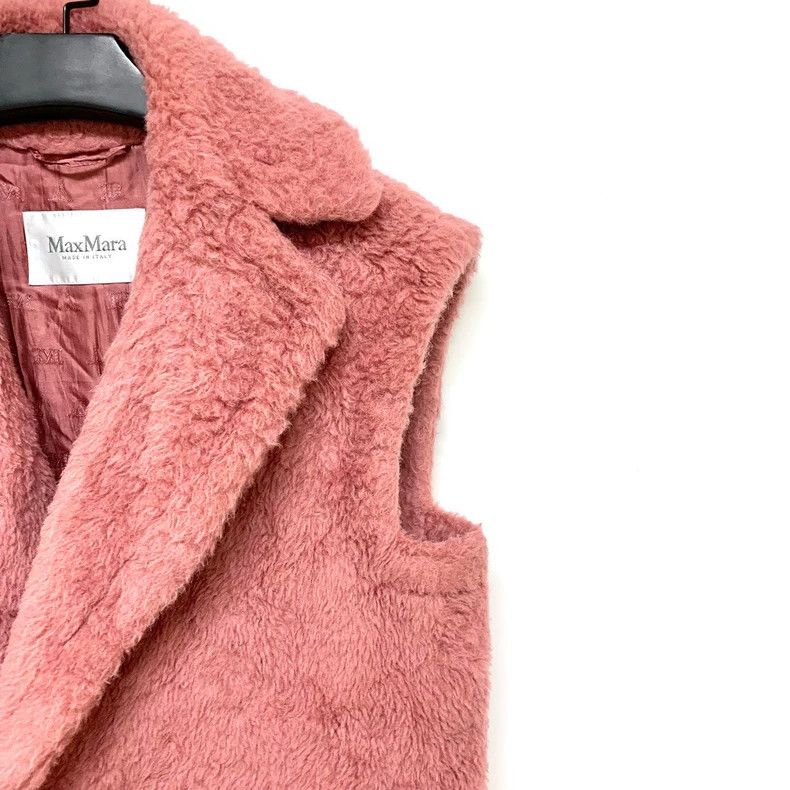 Max Mara Max Mara Pink Teddy Vest Size S / US 4 / IT 40 - 6 Thumbnail