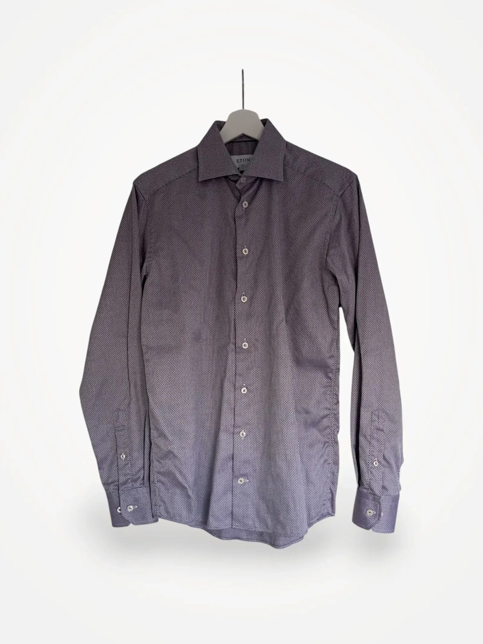 Eton Eton Lila dobbyskjorta med diamanter Shirt Size S / US 4 / IT 40 - 1 Thumbnail