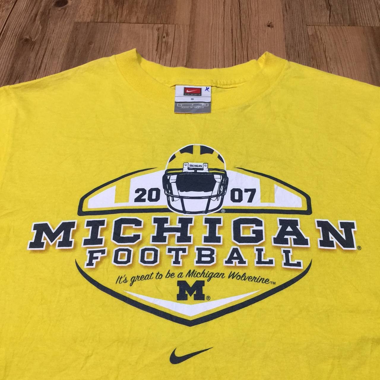 Nike × Vintage Vintage 00s Michigan NCAA Wolverine Champions 2007 Size US M / EU 48-50 / 2 - 2 Thumbnail