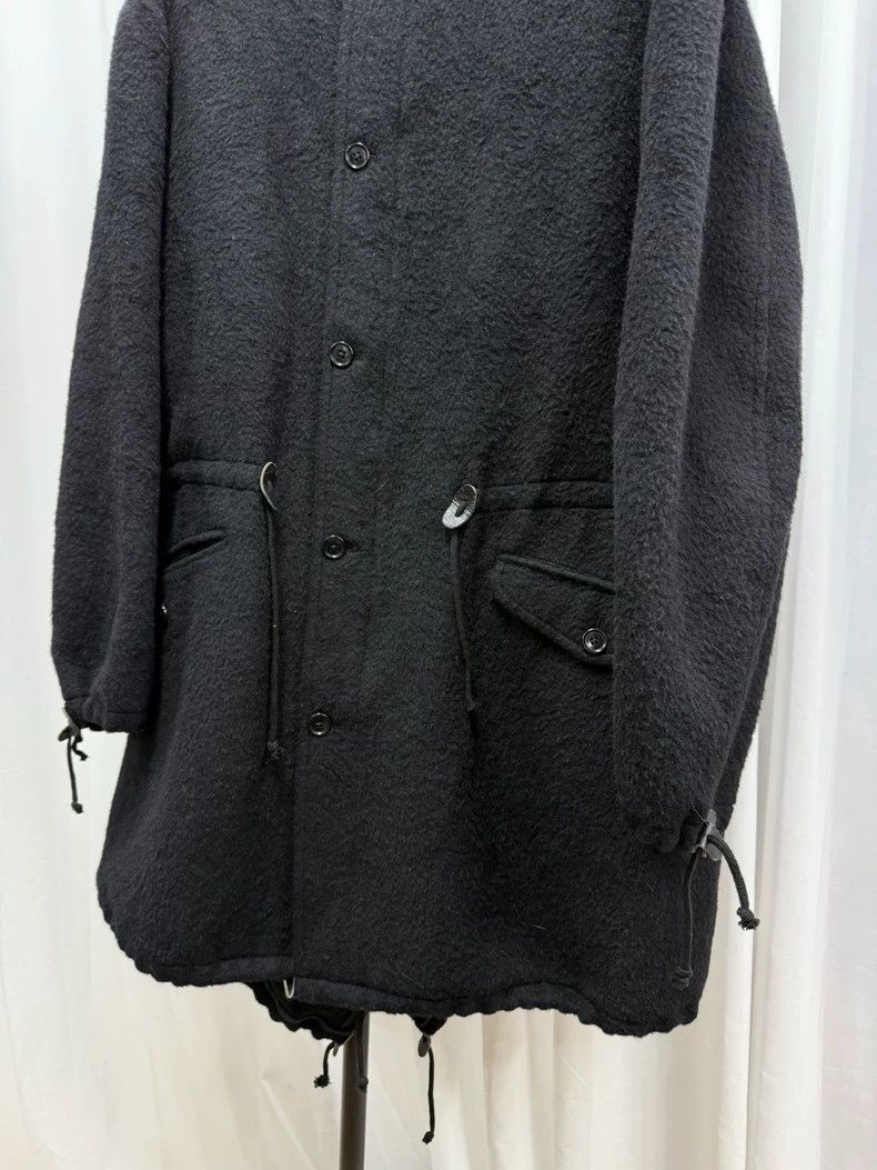 Yohji Yamamoto yohji yamamoto Plush collarless parka coat 2502-Nextarrow Size US XL / EU 56 / 4 - 3 Thumbnail