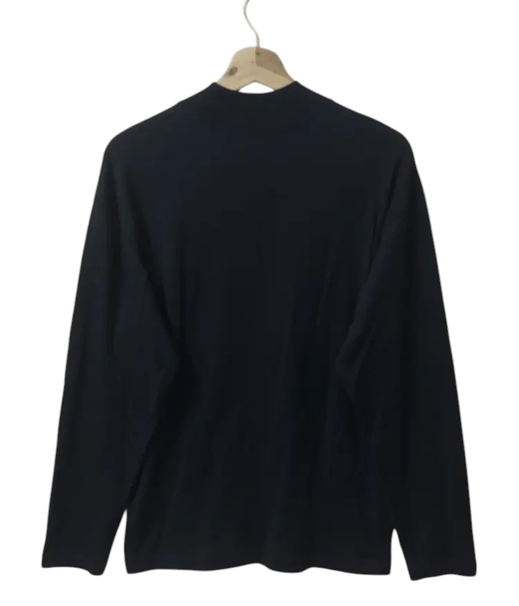 Issey Miyake Vintage 90's Issey Miyake Men Steve Jobs Mock Wool Tshirts Size US M / EU 48-50 / 2 - 2 Thumbnail