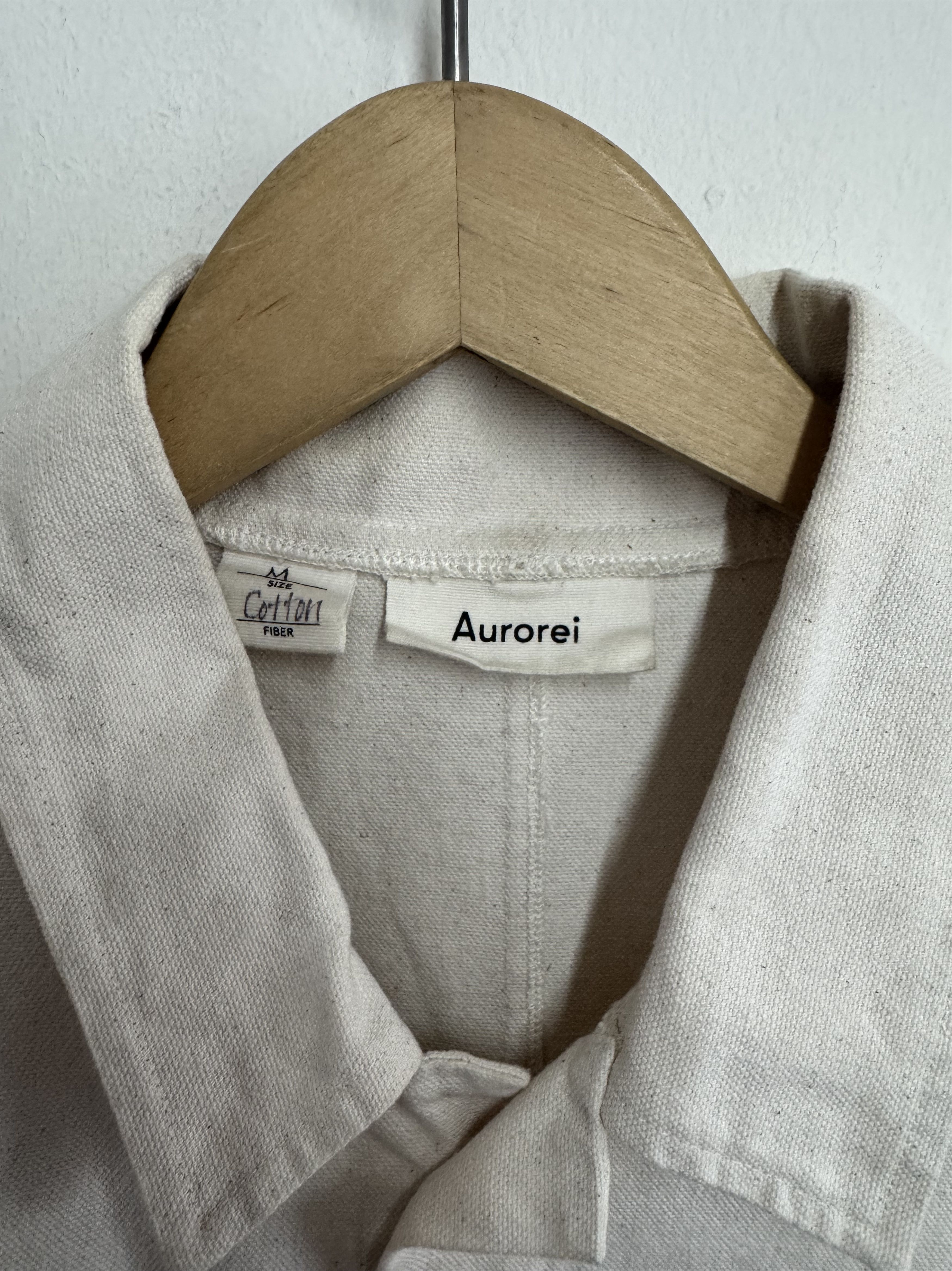 Other Aurorei Cotton Chore Coat Overshirt Natural Ecru M Size M / US 6-8 / IT 42-44 - 4 Thumbnail