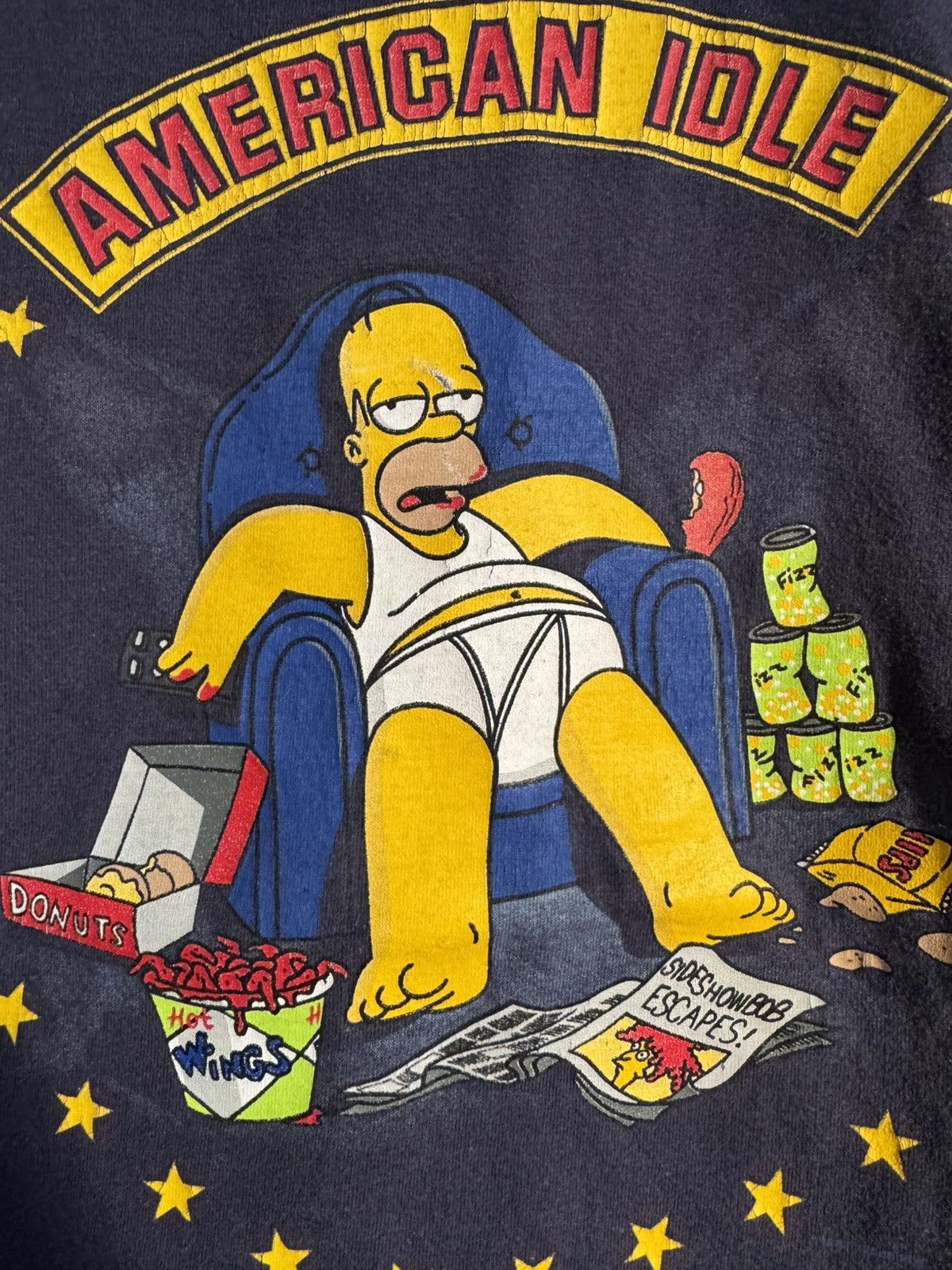The Simpsons × Vintage 2003 Simpsons “American Idle” Funny T-Shirt Size US L / EU 52-54 / 3 - 3 Thumbnail