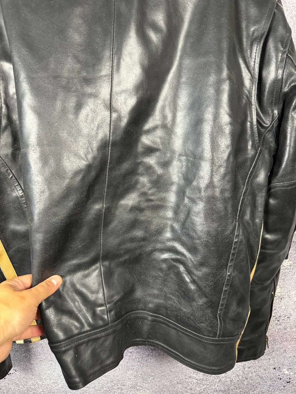 Leather SUPERIOR Leather Motorcycle Lacket 2XL Dainese Alpinestar Size US XXL / EU 58 / 5 - 22 Thumbnail