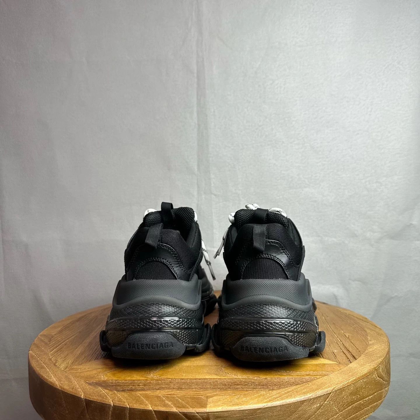 Balenciaga Balenciaga Triple S Black 37 98 New Box & Dust Bag Size US 6 / IT 36 - 8 Thumbnail
