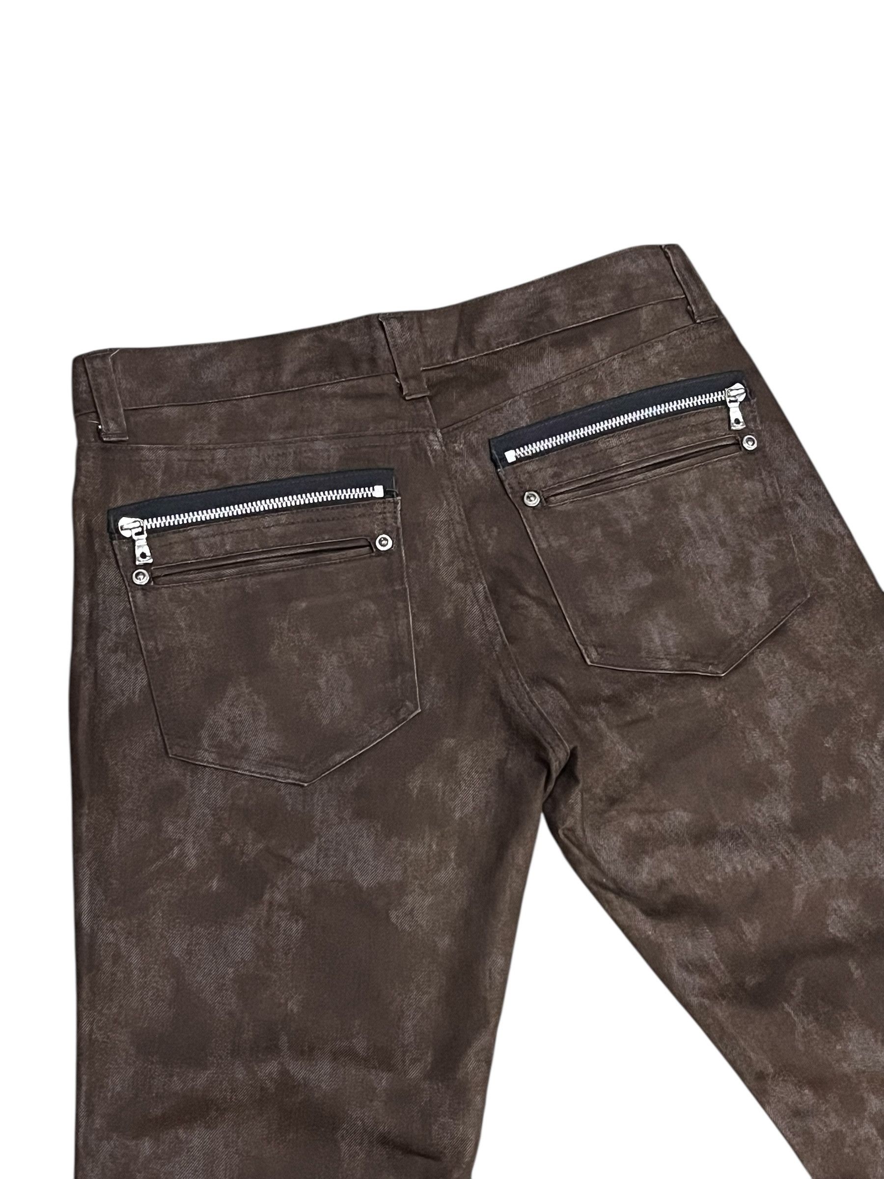 semanticdesign 90’s Semantic Design Abstract Spot Rust Grunge Runway Flares Size US 31 - 5 Thumbnail