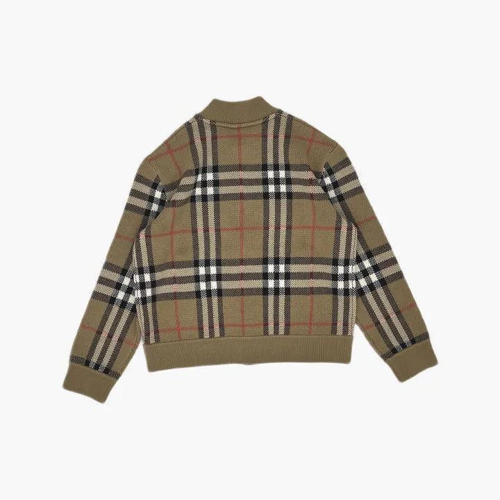 Burberry Burberry Burberry FW23 Brown Plaid Zip Cardigan-2507 Size US M / EU 48-50 / 2 - 3 Thumbnail