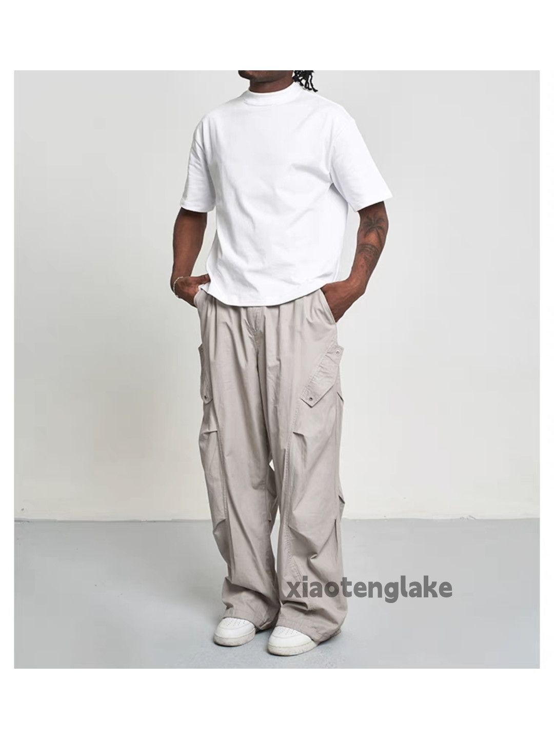 Designer × Vintage utility military loose baggy skate hiphop cargo pants Size US 32 / EU 48 - 5 Thumbnail