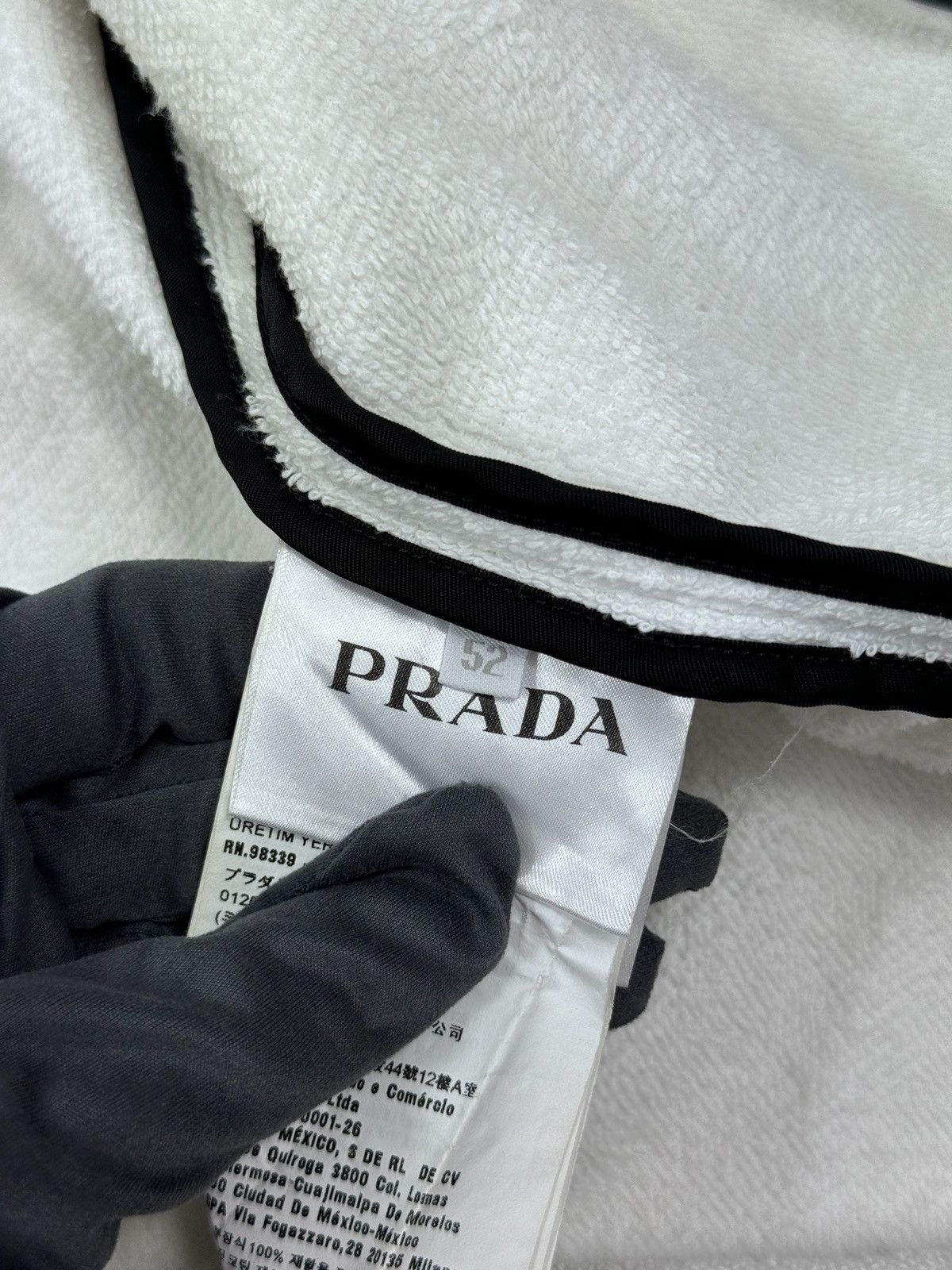 Prada TRIANGLE LOGO FLEECE ZIP UP Size US XL / EU 56 / 4 - 12 Thumbnail