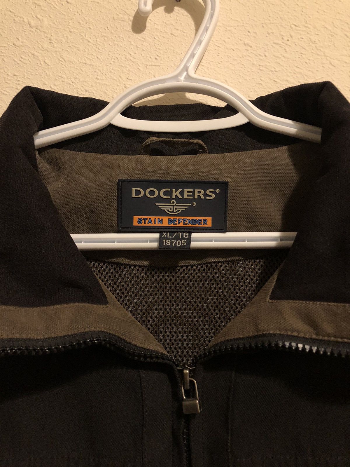 Dockers × Vintage Vintage Y2K Waffle Lined Dockers Black Light Jacket Size US XL / EU 56 / 4 - 6 Thumbnail