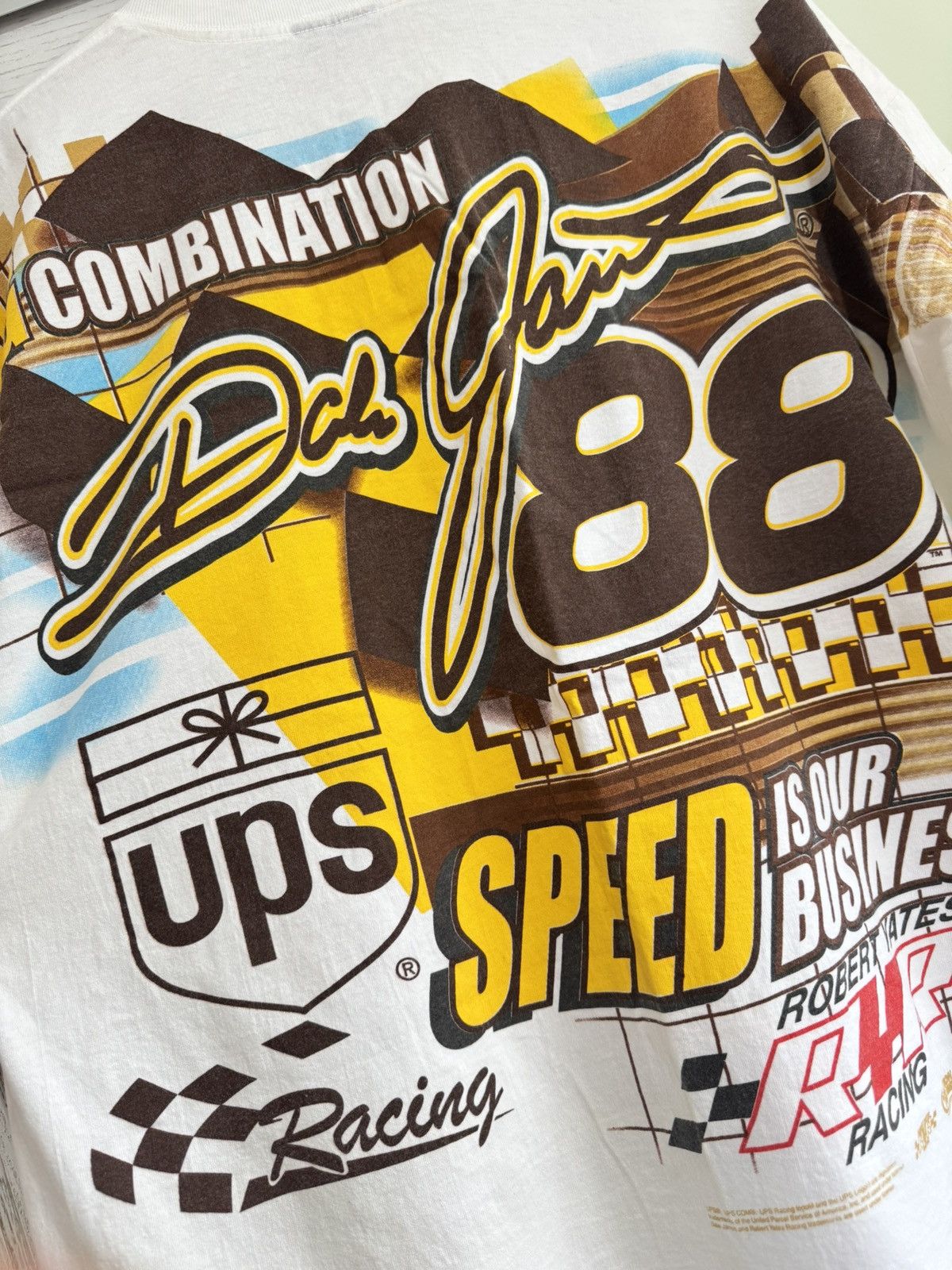 Chase Authentics × NASCAR × Vintage Vintage Nascar Dale Jarrett Tee Chase Authentic Racing Shirt Size US XL / EU 56 / 4 - 18 Thumbnail