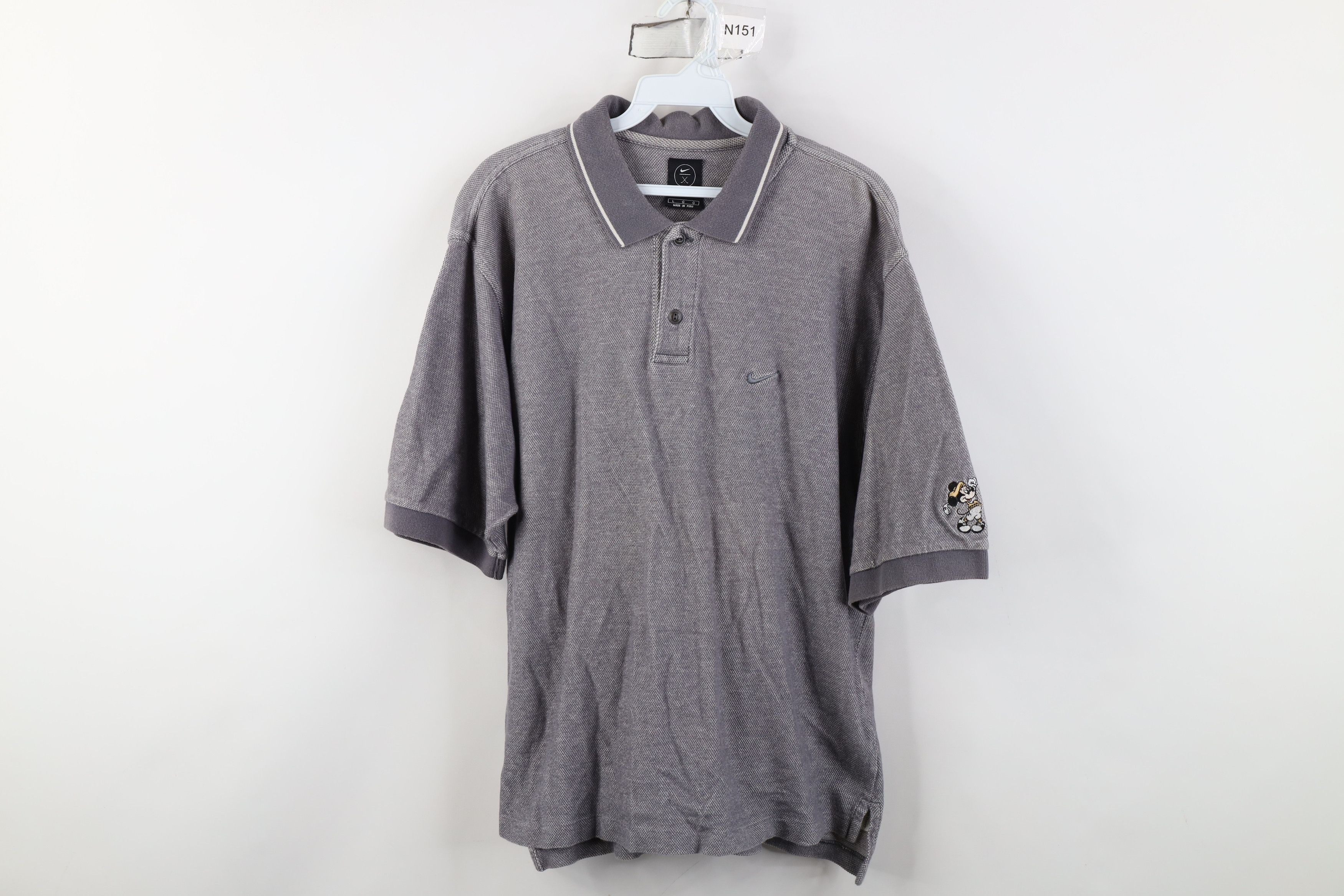 Nike Vintage 90s Y2K Nike Golf x Disney Swoosh Mickey Mouse Polo Size US L / EU 52-54 / 3 - 1 Thumbnail