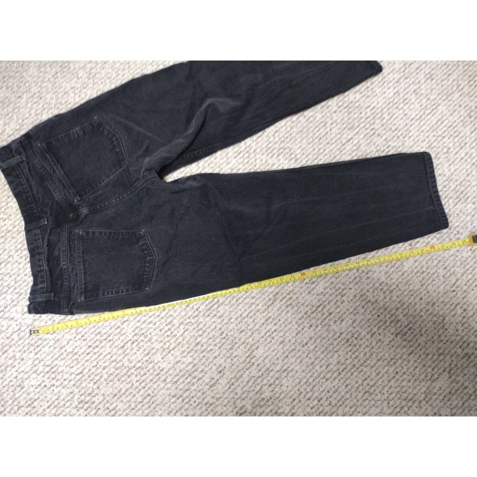 Vintage VINTAGE L.L. Bean Jeans Denim Black 14 Retro Women Relaxed Fit Pants Size 36" / US 14 / IT 50 - 5 Thumbnail