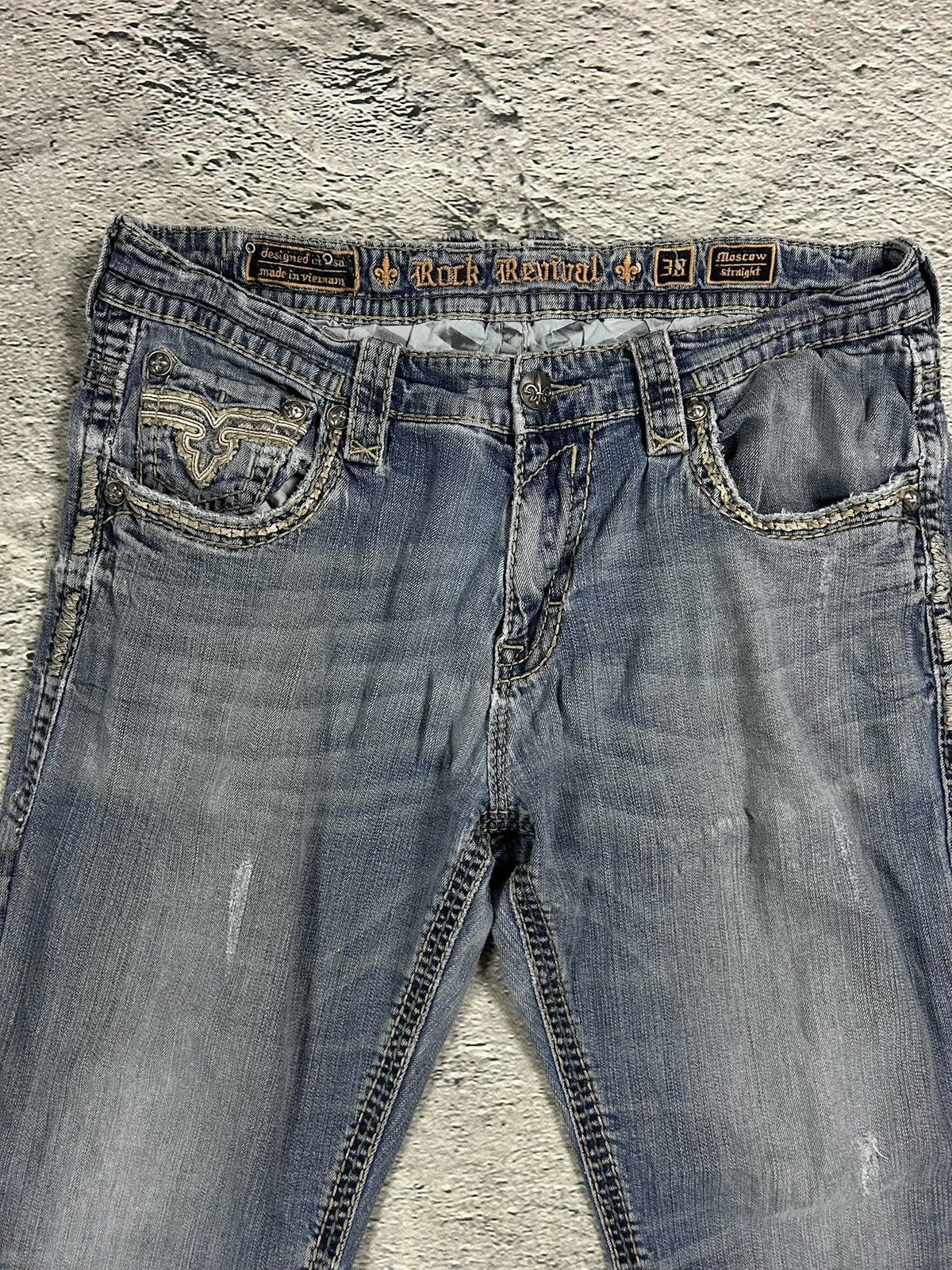 Rock Revival Rock Revival Rogue washed jeans Y2K flared Bootcut Size US 38 / EU 54 - 7 Thumbnail