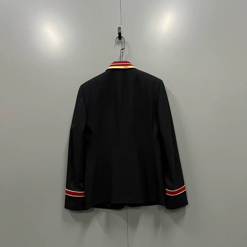 Saint Laurent Paris Saint Laurent Black Red Gold Stripe Blazer- Size US M / EU 48-50 / 2 - 3 Thumbnail
