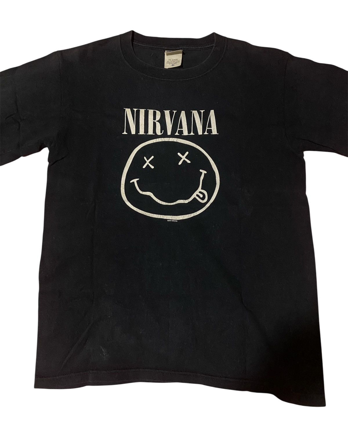 Nirvana Vintage Y2K 2003 Nirvana Iconic Smiley Logo T Shirt Size US S / EU 44-46 / 1 - 1 Thumbnail