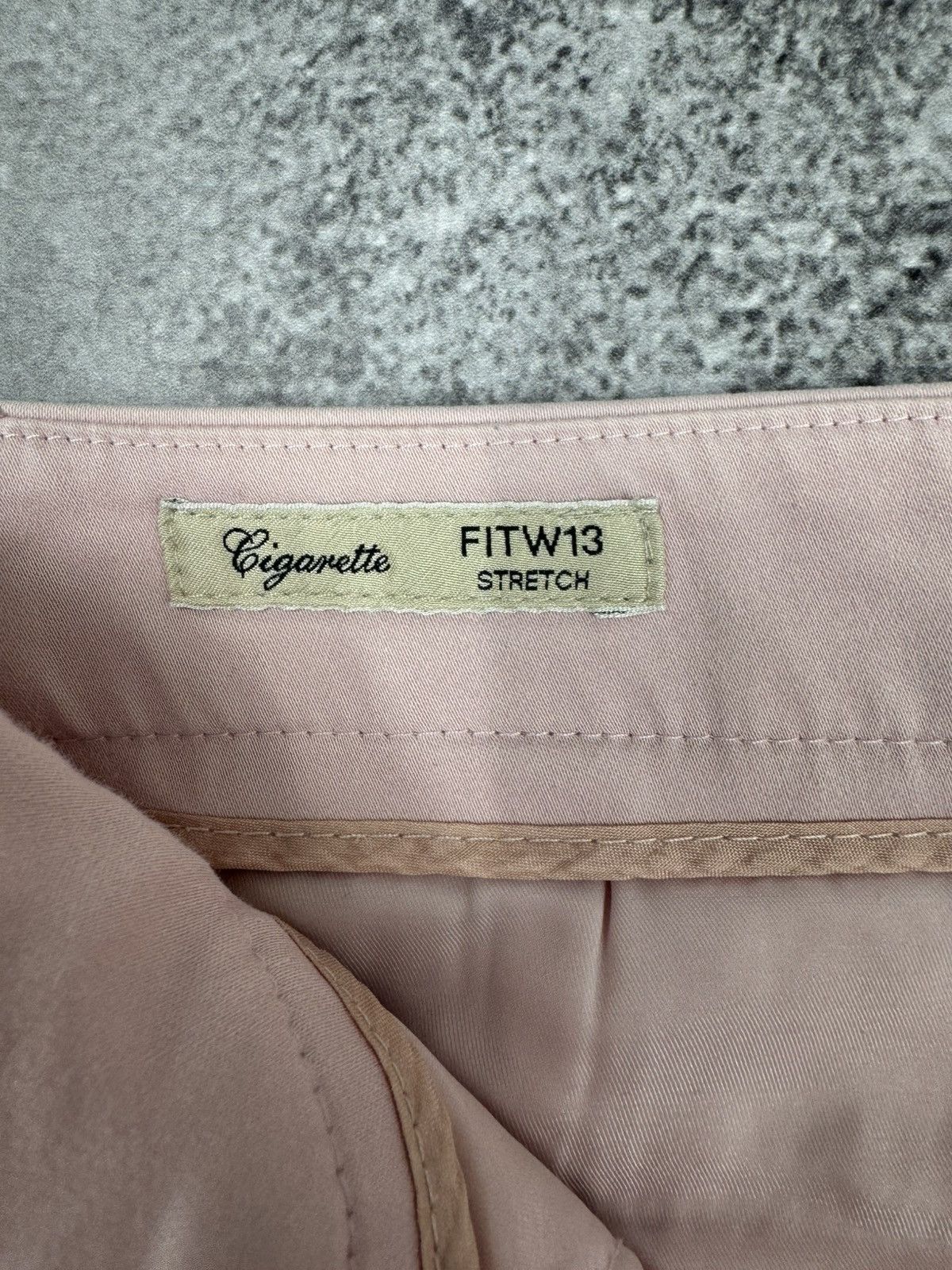 Weekend Max Mara Weekend Max Mara Women Stretch Trousers Pink Size 34 Size 24" / US 00 / IT 34 - 5 Thumbnail