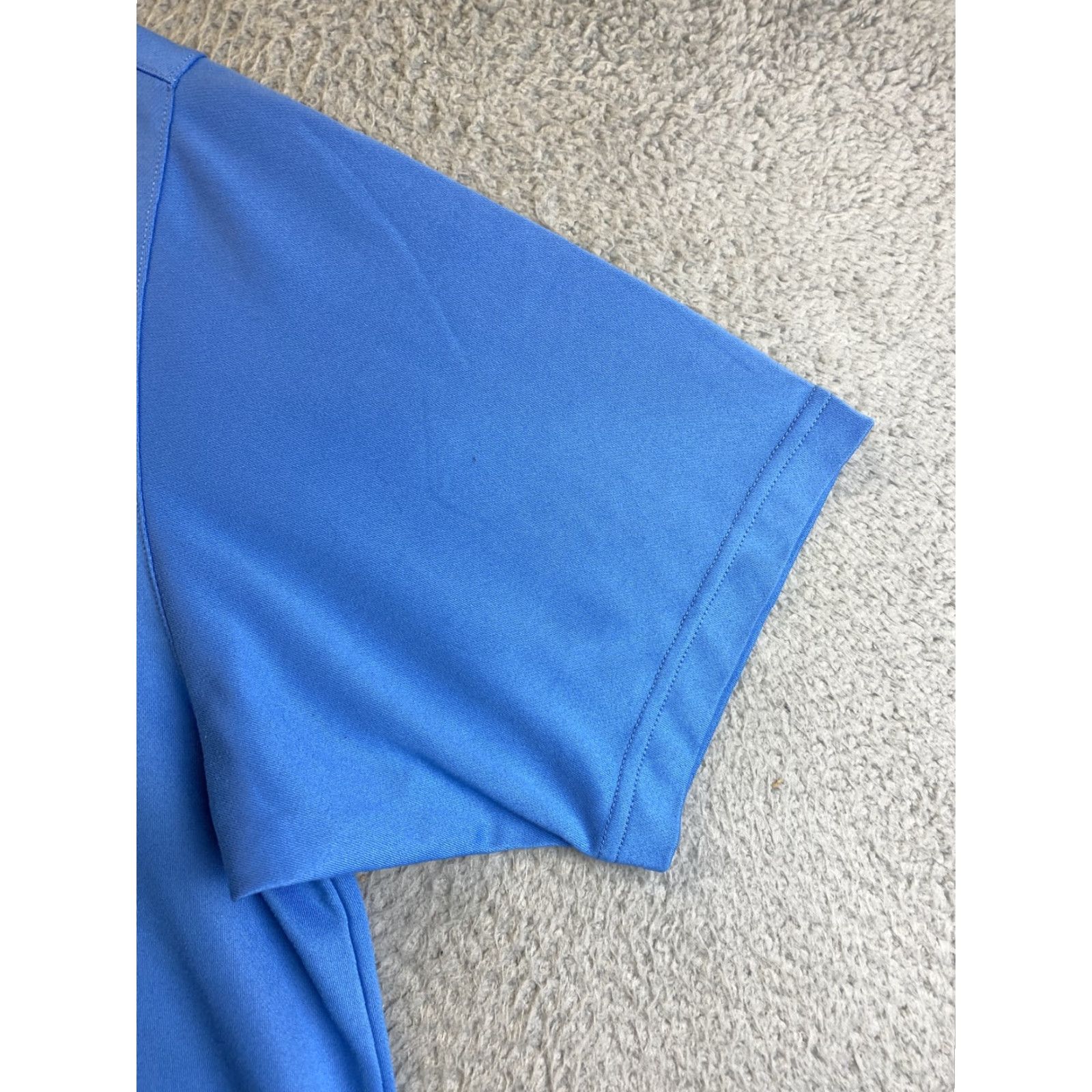 Adidas adidas Shirt Mens L Short Sleeve Golf Lightweight Blue Dri-Fit Tour Casual/32-51 Size US L / EU 52-54 / 3 - 5 Thumbnail