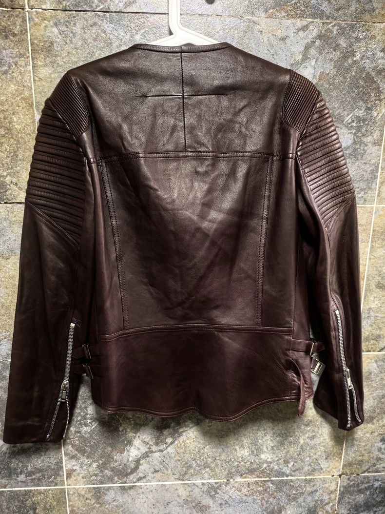 Givenchy Givenchy Sise40 Women's Biker Leather Jacket, Size 40, Ches Size L / US 10 / IT 46 - 7 Thumbnail