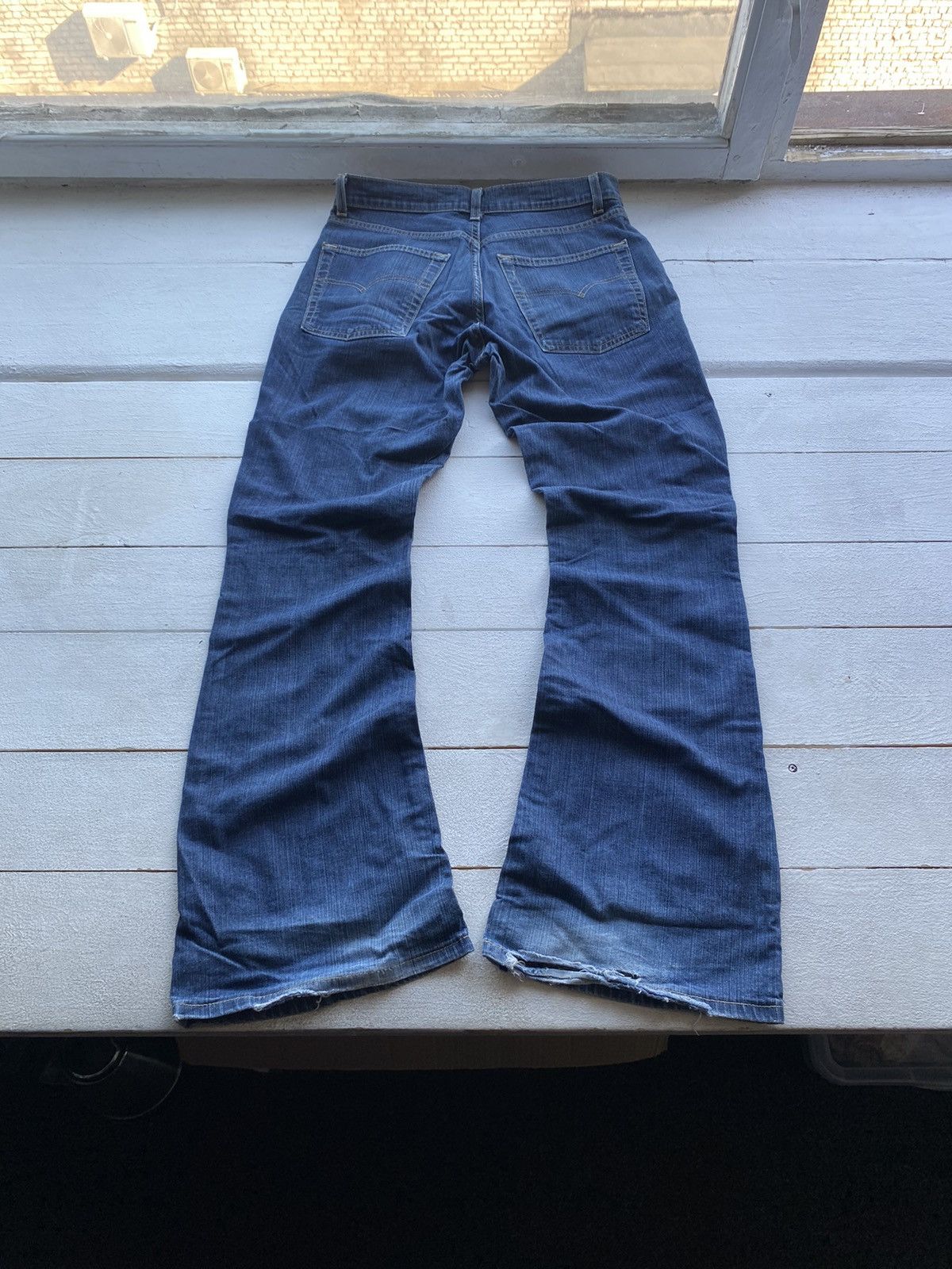 Levi's 🔥Flared Bell Bootcut Levis Cowboy Western Jeans Women rare Size 32" / US 10 / IT 46 - 3 Thumbnail