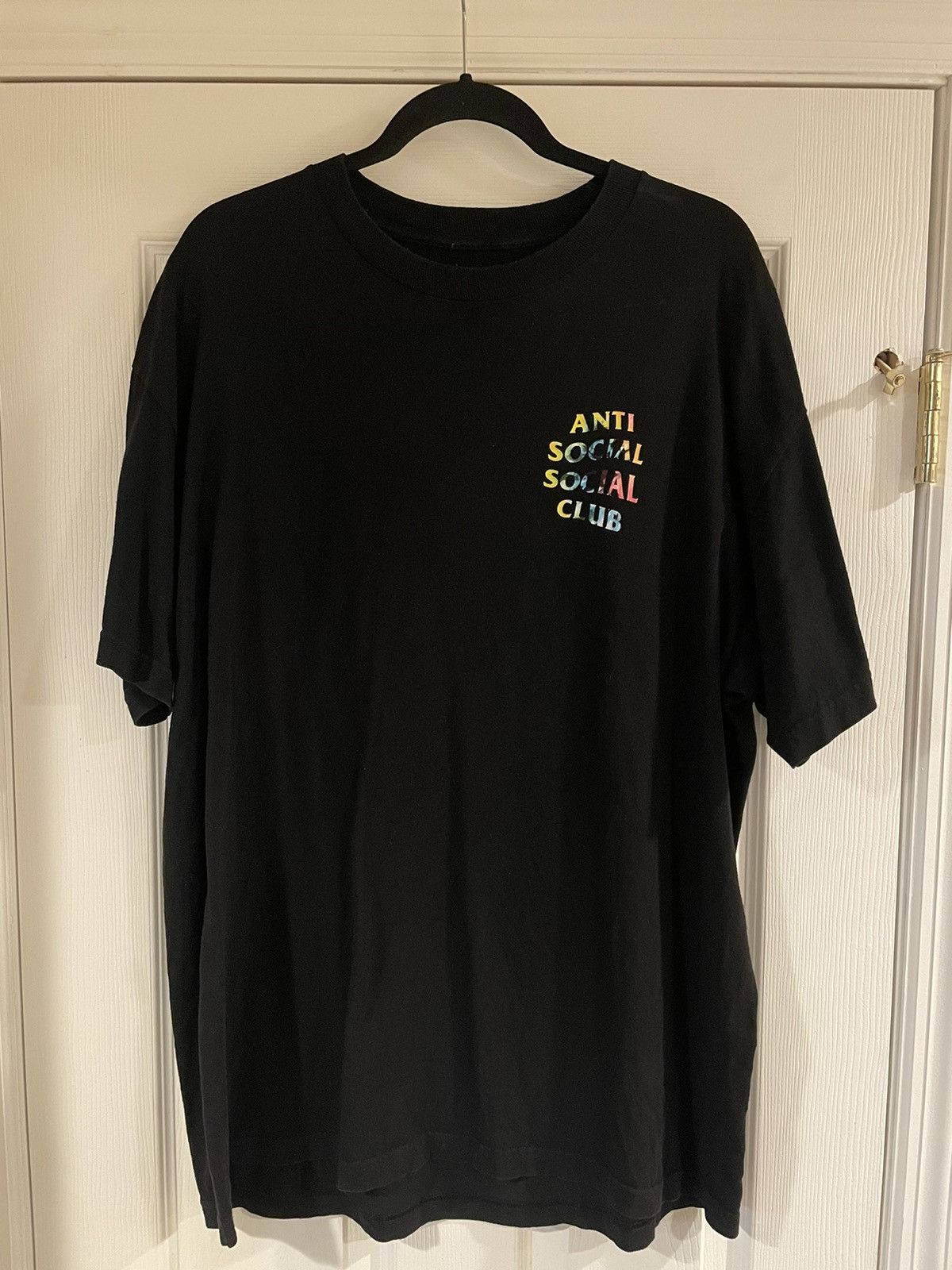 anti social tie dye shirt