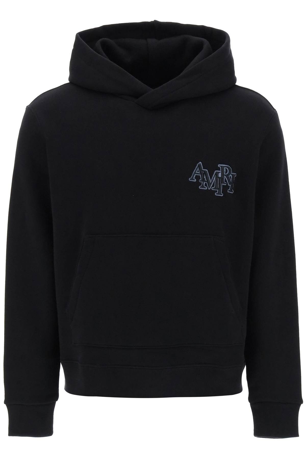 Amiri Amiri staggered logo hoodie | Grailed